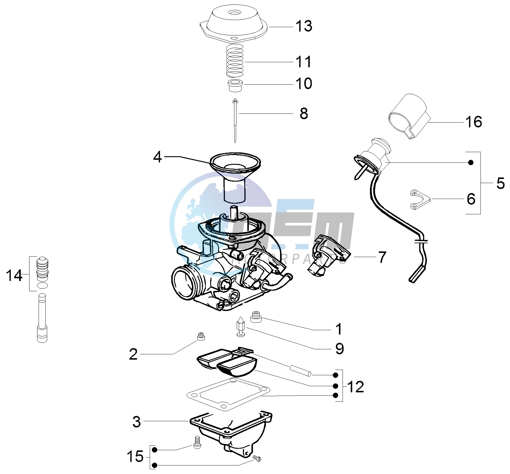 Carburetors components