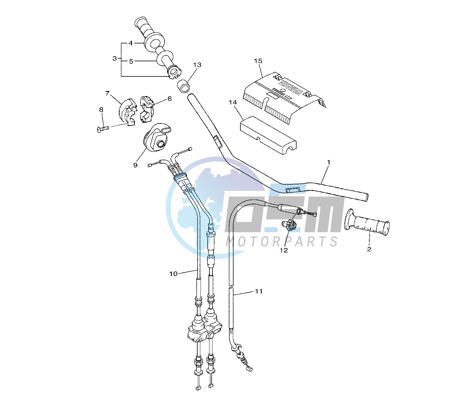 STEERING HANDLE AND CABLE