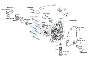 DOWNTOWN 125 I Italy drawing Right Crankcase Cover