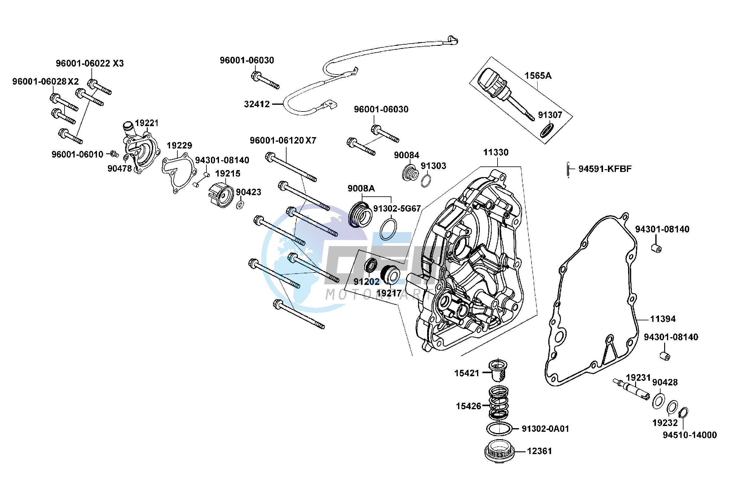 Right Crankcase Cover