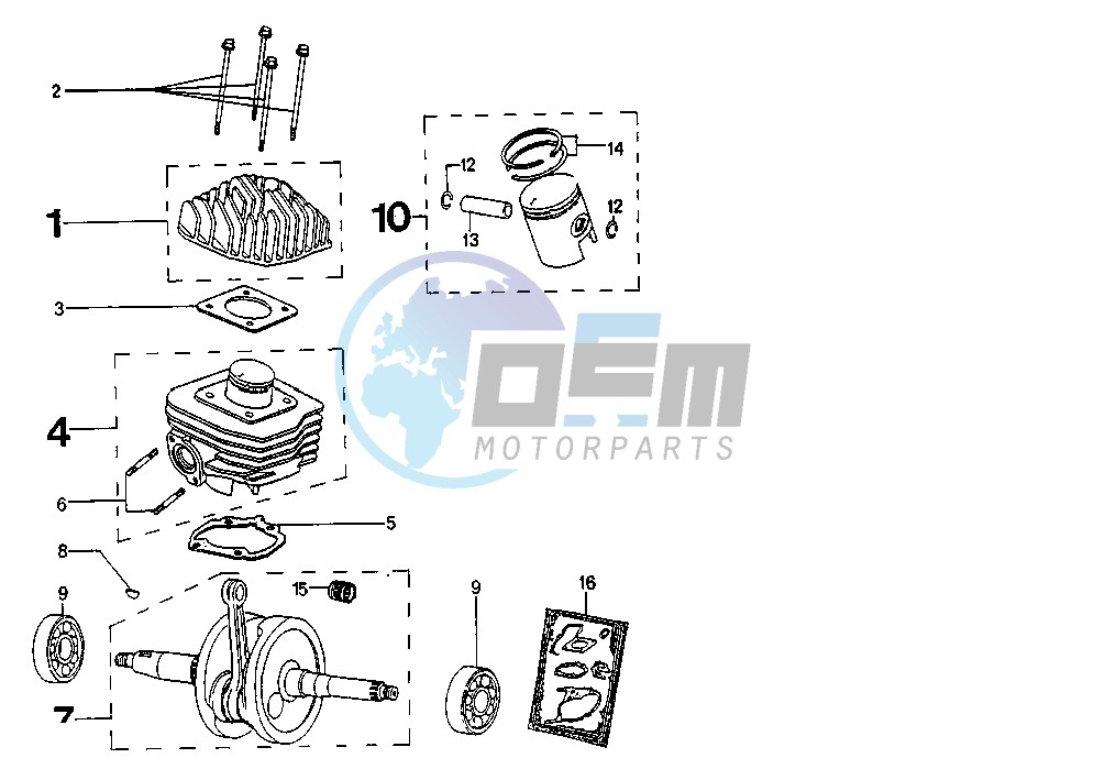 CYLINDER-CRANKSHAFT