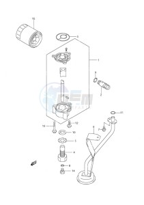 DF 70 drawing Oil Pump