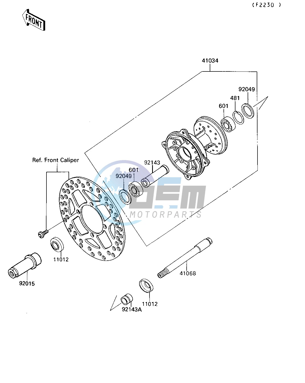 FRONT HUB