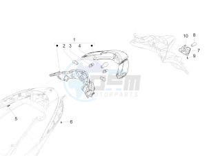 Liberty 50 iGet 4T 3V 25kmh 25km/h (EMEA) drawing Rear headlamps - Turn signal lamps