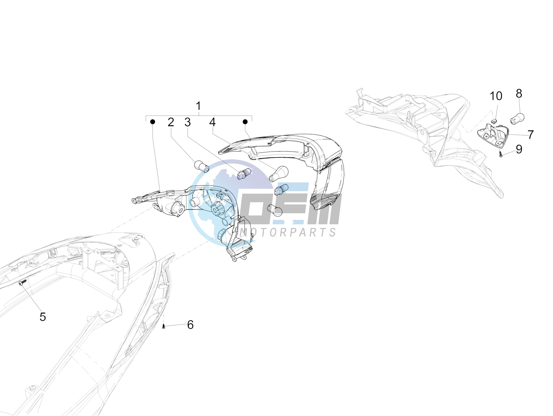 Rear headlamps - Turn signal lamps