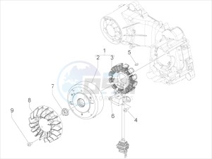 Typhoon 50 4T 4V E2 (NAFTA) drawing Flywheel magneto