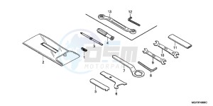 CBR1000RRE Fireblade 2ED drawing TOOLS