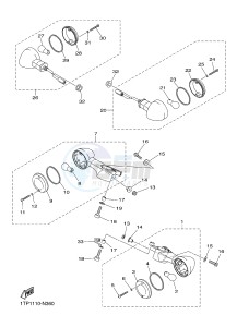 XVS950CU XVS950 ABS (1XC2) drawing FLASHER LIGHT