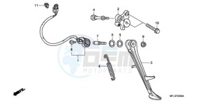 CBR1000RR9 Europe Direct - (ED / MME REP) drawing STAND