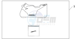 CBR600RR9 Europe Direct - (ED / MME) drawing INDOOR CYCLE COVER