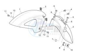 Pegaso Strada-Trail 650 ie drawing Front body III