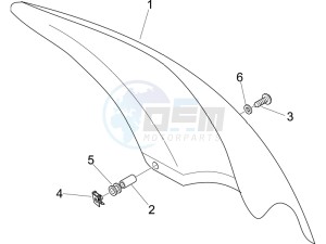 Beverly 125 drawing Windshield