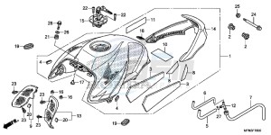 CB1000RF CB1000R 2ED drawing FUEL TANK