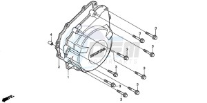 CB900F HORNET 900 drawing GENERATOR COVER