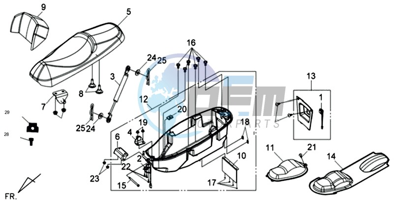 BUDDYSEAT - HELMET BOX