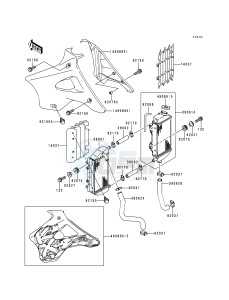 KX 250 K [KX250] (K2) [KX250] drawing RADIATOR