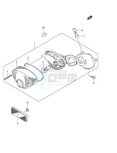 RV125 (E19) VanVan drawing REAR COMBINATION LAMP