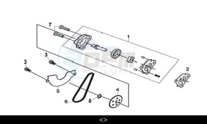 JOYRIDE 300 (LJ30W3-EU) (M3) drawing OIL PUMP ASSY