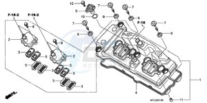 CBR1000RR9 Australia - (U / MME PSW SPC) drawing CYLINDER HEAD COVER