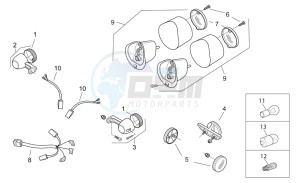 SR 50 H2O drawing Tail light