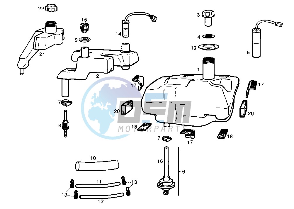 FUEL AND OIL TANK