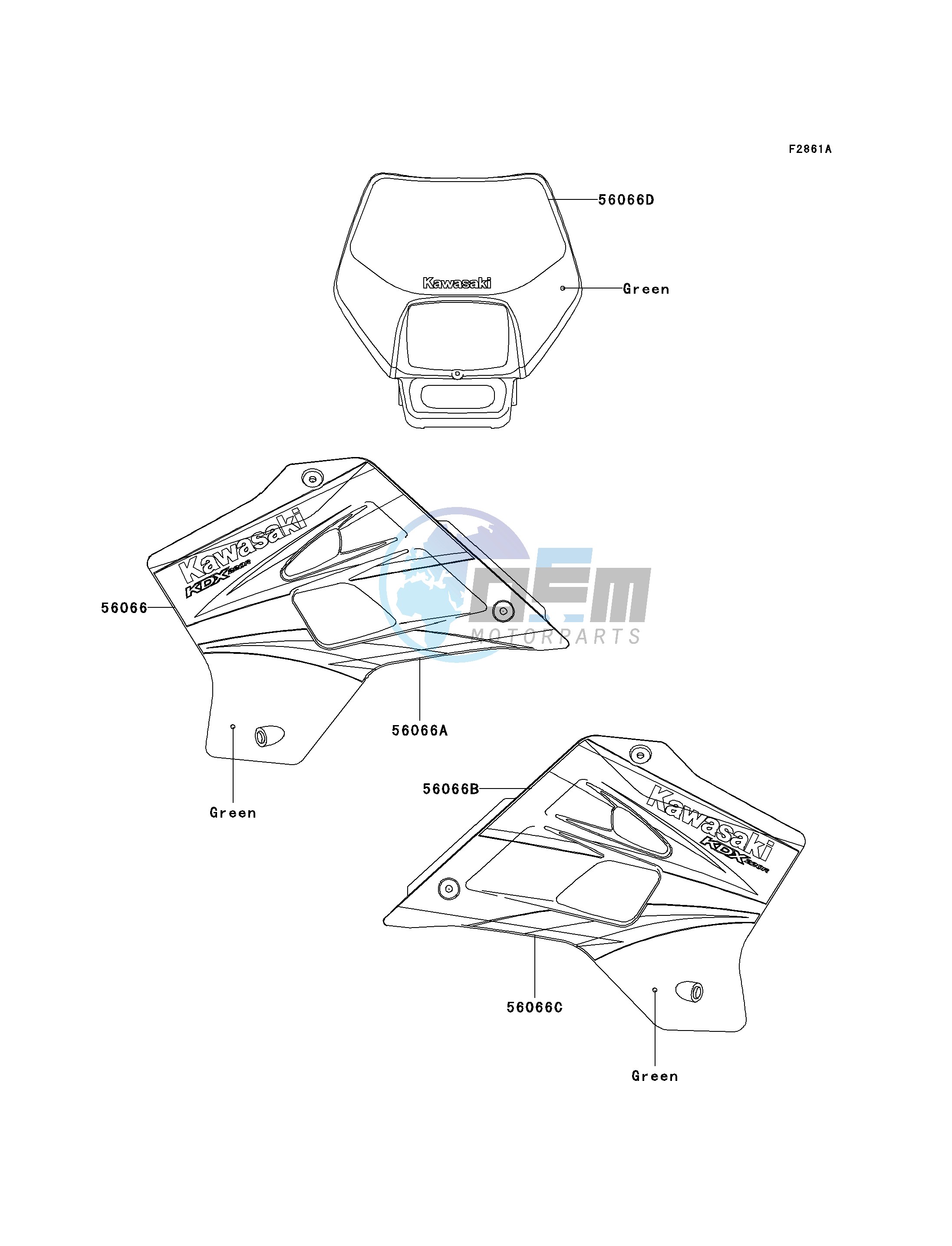 DECALS-- GREEN- --- A11- -