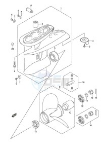 DF 60A drawing Gear Case