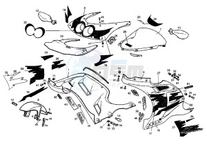 GPR R - 50 cc drawing FRONT BODY