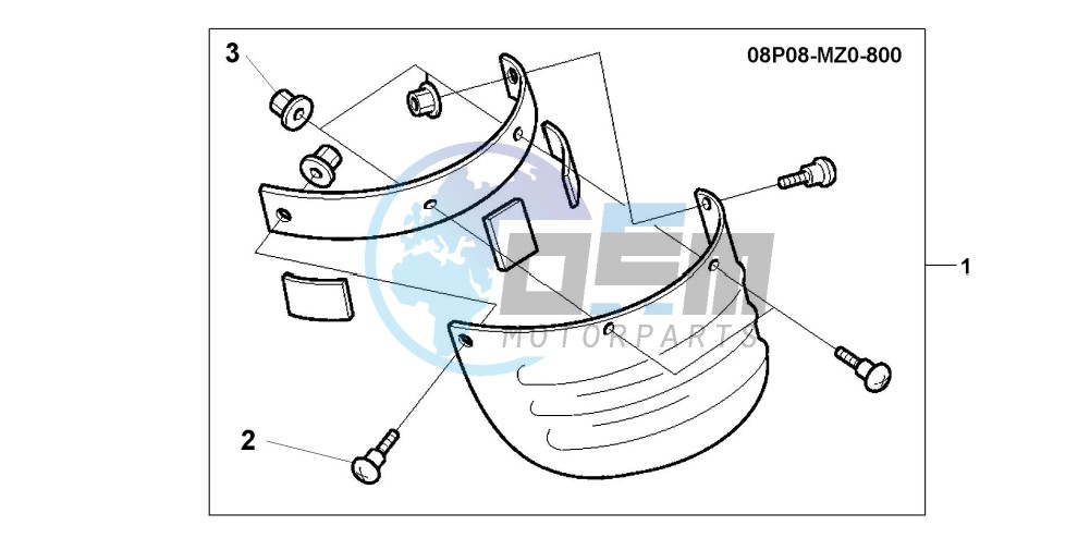 FR,MUDGUARD EXTENSIO