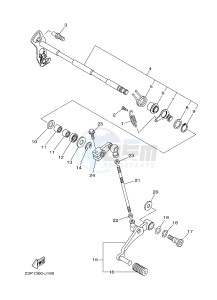 XT1200Z (23PM) drawing SHIFT SHAFT