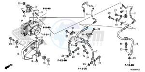 VFR1200FF VFR1200F UK - (E) drawing ABS MODULATOR