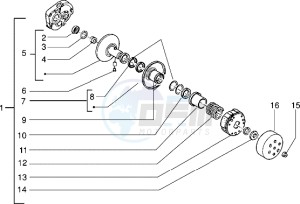 SKR 80 city drawing Driven pulley