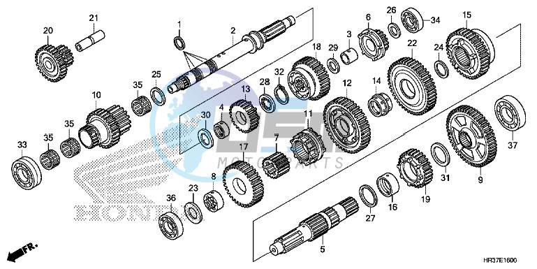 TRANSMISSION (TRX420FA1/FA2)