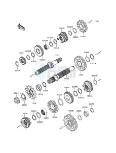 KLX250 KLX250SGF XX (EU ME A(FRICA) drawing Transmission