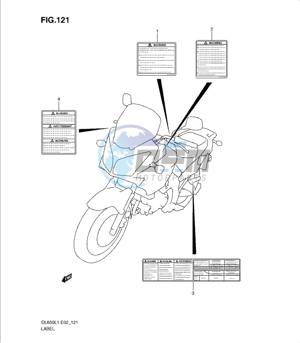 LABEL (DL650L1 E2)