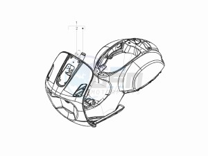 LX 125 4T ie E3 drawing Frame - bodywork