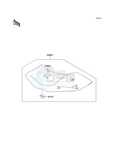 ER-6f ABS EX650D9F GB XX (EU ME A(FRICA) drawing Seat