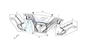 MAXSYM 400 EFI drawing COWLING HANDLEBAR