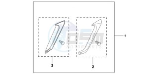 NC700XDD NC700X Dual Cluth ABS 2ED - (2ED) drawing KIT  LEG DEFLECTOR