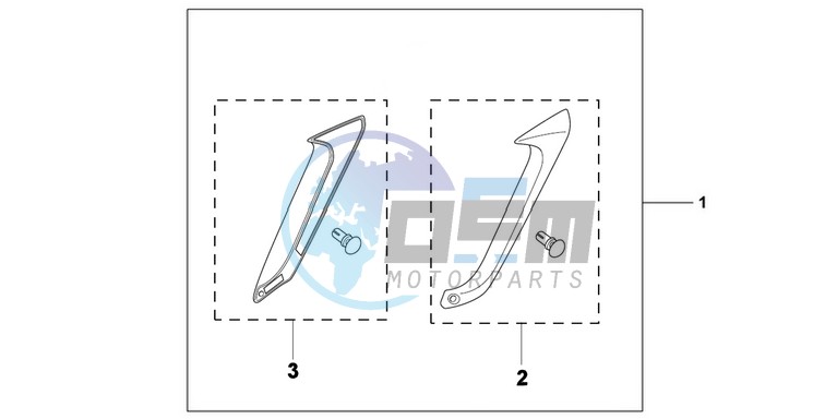 KIT  LEG DEFLECTOR