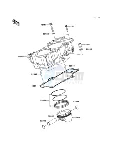 VERSYS KLE650B7F GB XX (EU ME A(FRICA) drawing Cylinder/Piston(s)