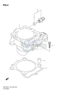 RM-Z250 (E3-E28) drawing CYLINDER