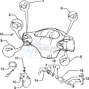 Liberty 125 Leader drawing Electrical device