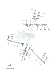 YFM700R YFM700RSE RAPTOR 700R (1VSA 1VSB 1VSC) drawing STEERING