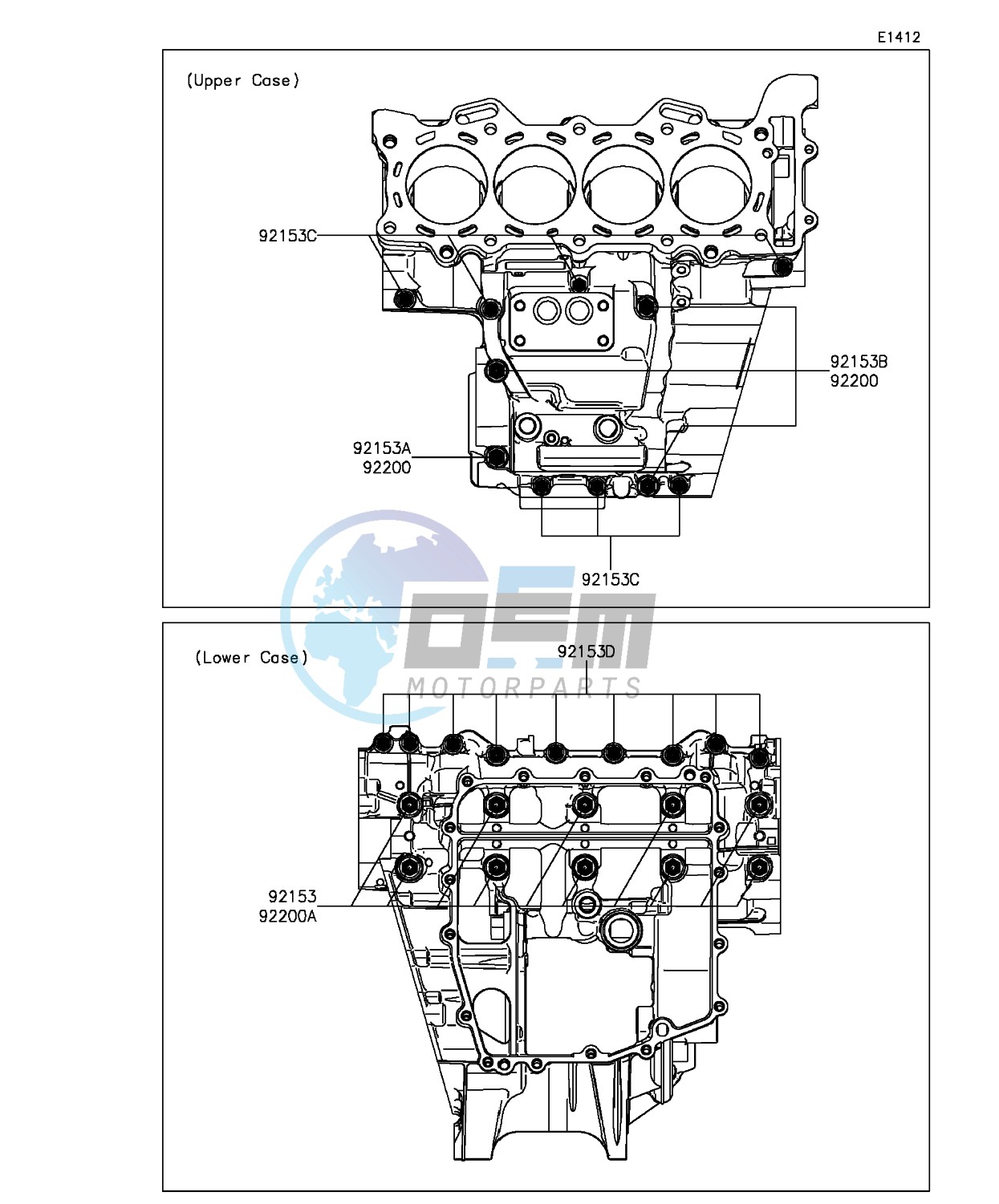 Crankcase Bolt Pattern