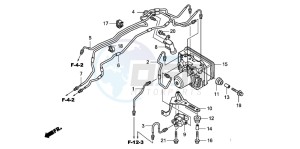CBF600NA drawing ABS MODULATOR (CBF600SA8/NA8)