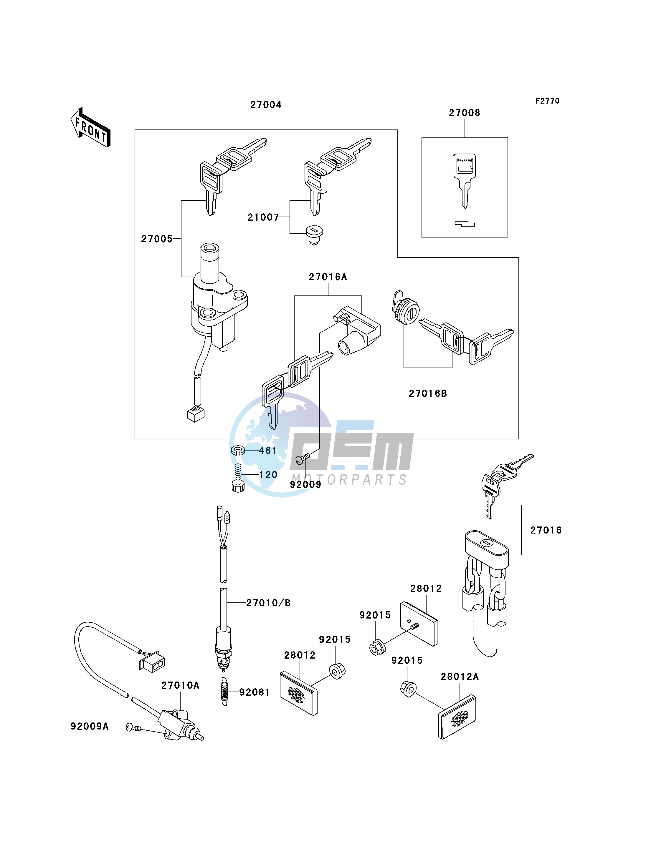 IGNITION SWITCH_LOCKS_REFLECTORS