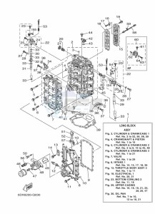 F250GETX drawing CYLINDER--CRANKCASE-1