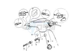 Zip 50 4T drawing Handlebar Switch