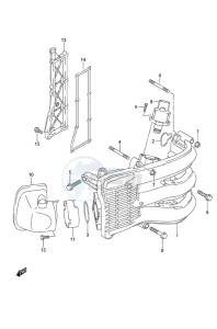 DF 60A drawing Intake Manifold/Silencer/Exhaust Cover